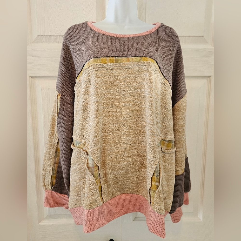 Oli & Hali Multicolor Patchwork Sweater